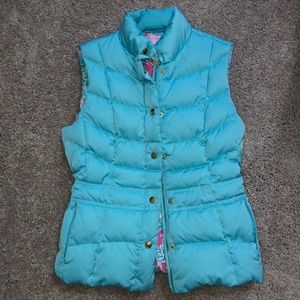Bundle of Lilly Pulitzer puffer vests. 2 XS & 1 S